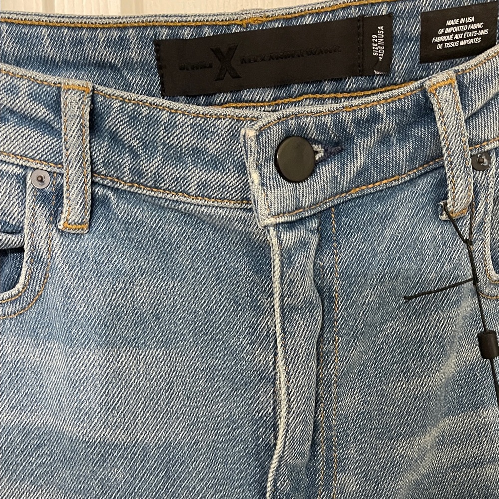 Alexander Wang Light Blue Denim Pants